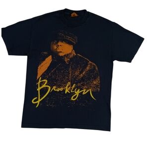 Biggie Brooklyn Mint Mens Black Short Sleeve T Shirt Large